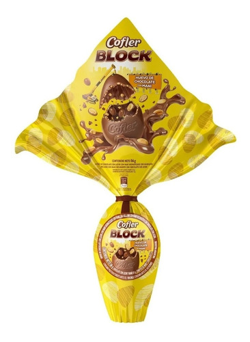 Huevo De Pascua Cofler Block X 56 Gr - Lollipop