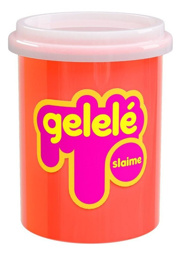 Gelelé Slime Tradicional Pote 152g - Laranja