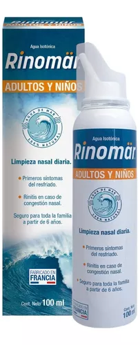 Spray para la congestión nasal: lavado de la nariz del bebé