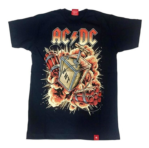 Remera Ac/dc Rock Tnt Calidad Premium Ac Dc