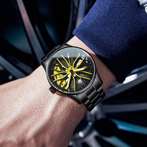 Relojes Luminosos De Cuarzo Inoxidable Olevs 9937