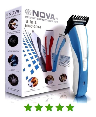 Maquina Afeitadora Cortadora De Cabello Y Barba 3 En 1