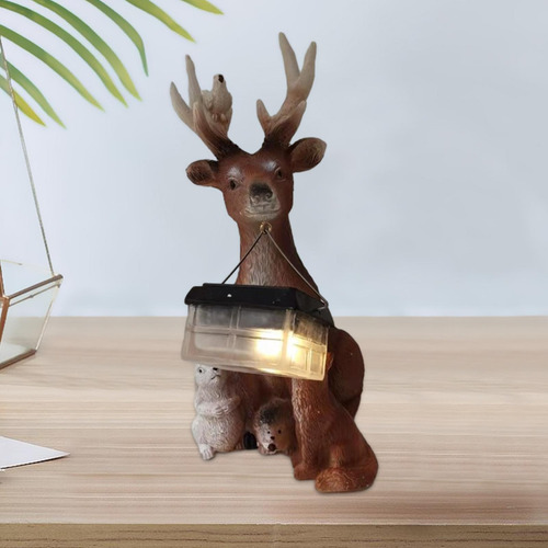 Figurita De Animales De Resina, Decoración De Patio Con