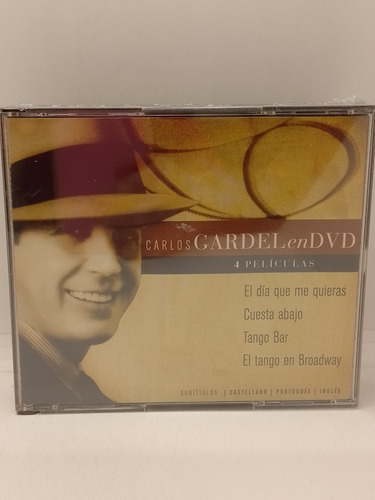 Carlos Gardel En Dvd X4 Nuevo  Disqrg