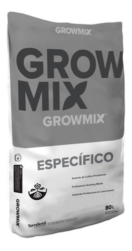 Compost Corteza Growmix Específico 80lt Terrafertil Sibaco