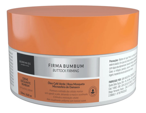 Creme Esfoliante Bumbum - 250ml Renovação Celular Fragrância Neutra
