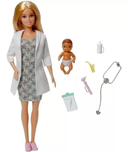 Boneca Barbie Profissões Pediatra Mattel - Dóris Kids: Brinquedos, Enxoval  de Bebê, Roupas Infantis e Acessórios