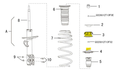 Cazoleta Para Jac J2 2012 2020 1.5