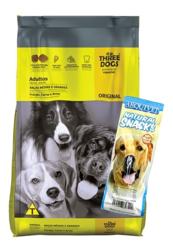 Three Dogs Original Premium Special 20 Kg + Obsequio + Envio