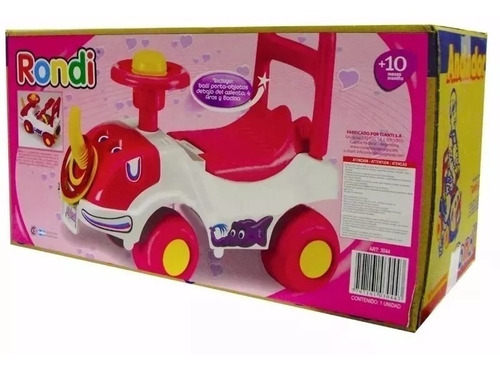 Andador Pata Pata Elefante Rosa Rondi