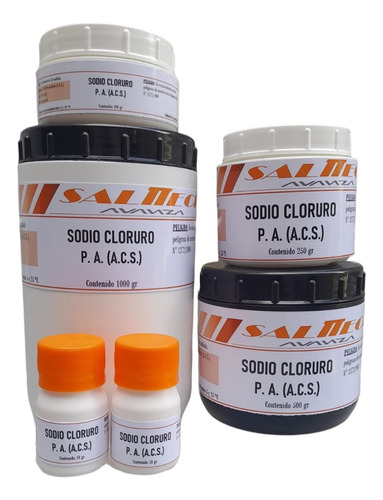 Sodio Cloruro P. A. (a.c.s) X 500 Gr - Salttech