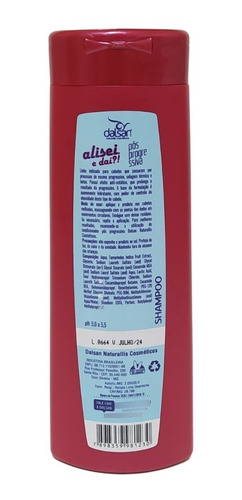 Kit Home Care Alisei E Daí Dalsan 5 Produtos Pós Progressiva