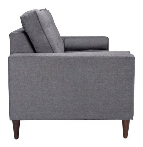 Sofa Morgan - Gris Këssa Cdmx Diseño De La Tela Liso