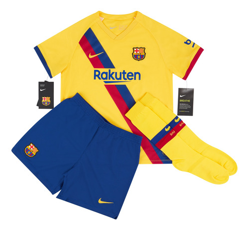 Conjunto Deportivo Del Barcelona Nike De Niño Equipo Futbol 