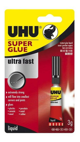Imagen 1 de 3 de Pegamento Super Glue 3g Uhu