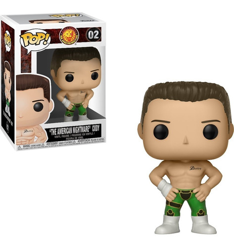 Funko Pop Wwe Aew The American Nightmare Cody Rhodes Njpw