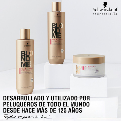 Blondme All Blondes Shampoo Enriquecido Para Rubios 300 Ml