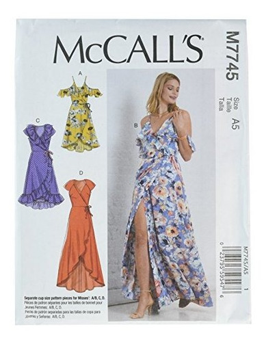 Mccall S Patrones M7745 A50 M7745 Patrón De Costura A5 6  81