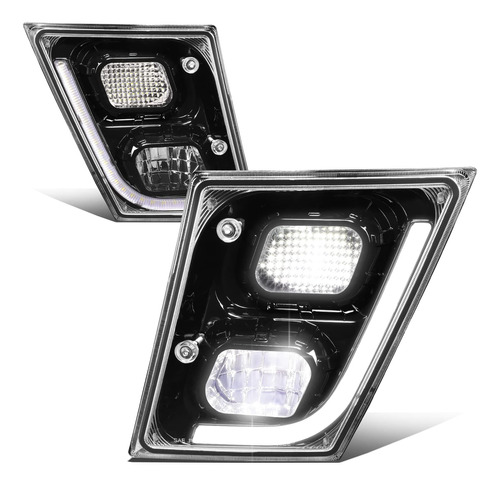 Par Luz Antiniebla Conversion Led Completa 3d Para Camion Vn