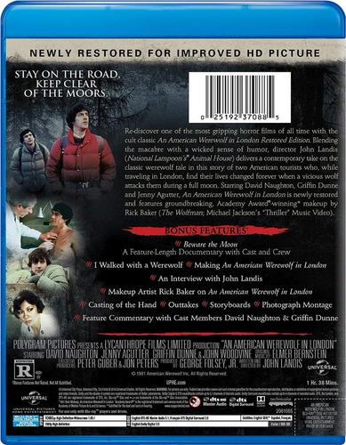 Imagen 2 de 3 de Blu-ray American Werewolf In London / Hombre Lobo Americano