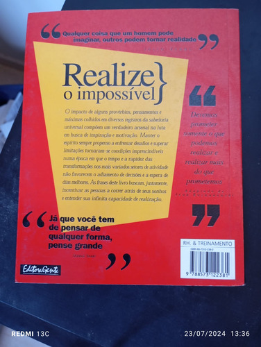 Realize O Impossível Frases Para Estimular E Inspirar Executivos E Esportistas (Usado)