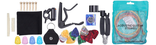 Cono Cuerda Solido Guitarra Kit Accesorio Capo Pua Juego 50