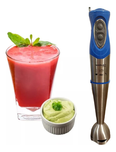 Minipimer Licuadora De Mano Mixer 990w Morley Azul