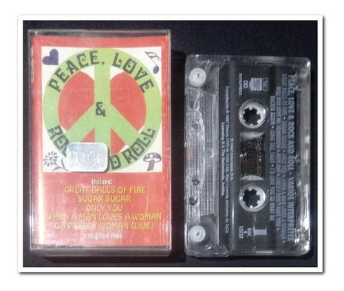 Cassette Peace Love & Rock And Roll