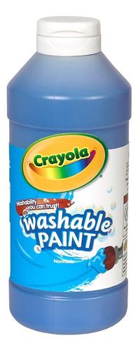 Crayola 54--042 Washable Paint- Blue, Grade: Kindergarten T.