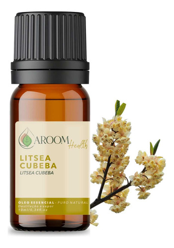Óleo essencial puro de Litsea Cubeba – 10 ml AroomHealth