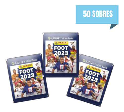 Imagen 1 de 1 de Pack Ligue 1 Foot 2023 (50 Sobres)