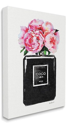 Agp106 Glam Perfume  Tle Flower Black Peony Pink Wall A...