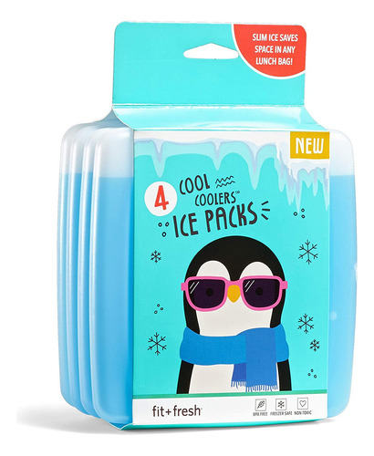 Bolsa Para Congelador Fit + Fresh, Reutilizable, Azul