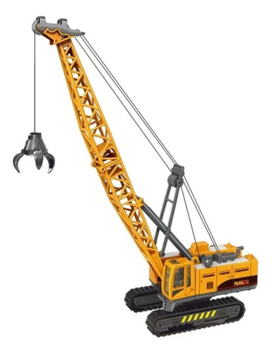 Grua De Construcción Glw Articulada Metal Model Esc 1:55