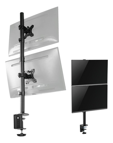 Soporte De Mesa Para Tv Monitor Doble Vertical Dual Linkon