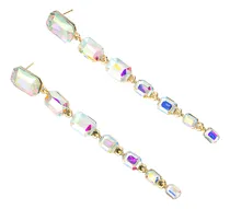 Comprar Aretes Elegantes Fiesta Pendientes Aretes Largos Tornasol