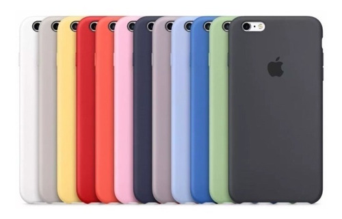 Forro Original Apple iPhone 6s Y 6 Silicone Case Antigolpes