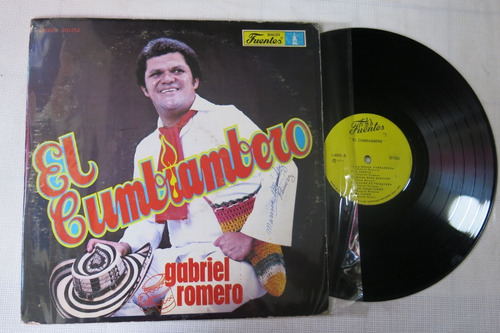 Vinyl Vinilo Lp Acetato Gabriel Romero El Cumbiambero 