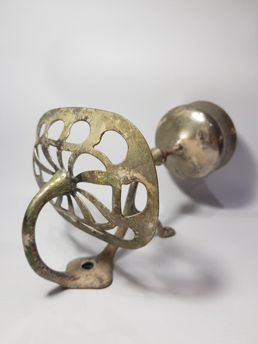 Imagen 4 de 10 de Antigua Jabonera Y Portavaso Bronce Niq Circa 1920 Mag 56397
