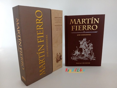 Martn Fierro Edicin De Lujo Con Estuche   Jos Heiuy