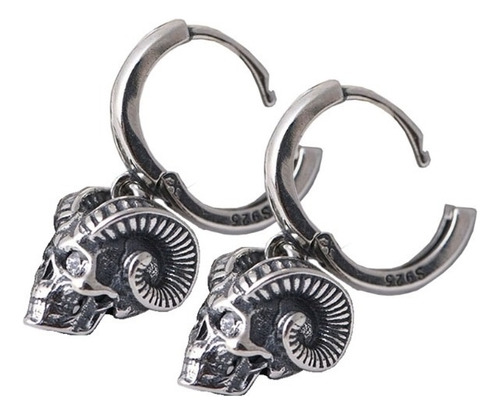 Pendientes Retro De Calavera De Halloween Pendientes De Cala