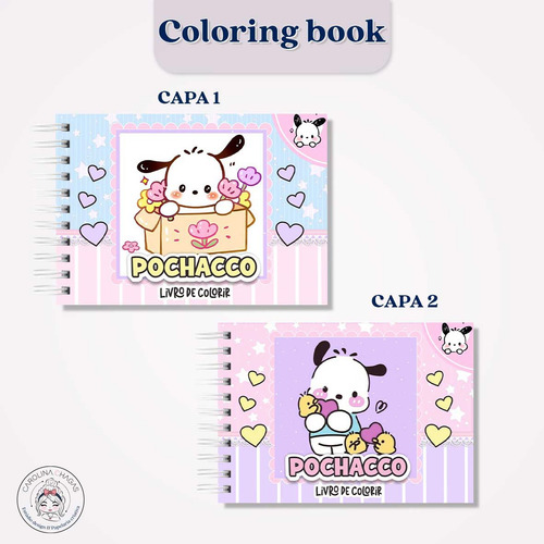 Livro De Colorir Pochaco Com 50 Desenhos
