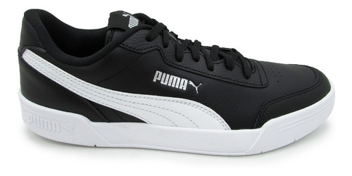 Tenis Puma Caracal 369863 07 Black-white Caballero Softfoam