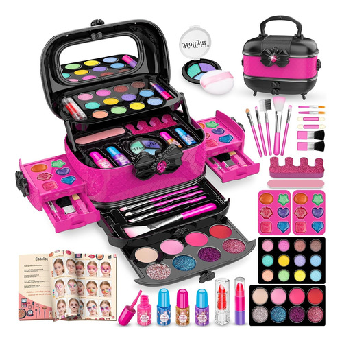 Kit De Maquillaje Para Niñas 54 Piezas Con Estuche