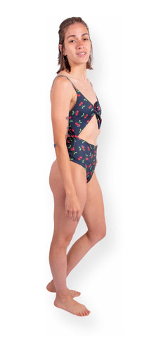 Imagen 3 de 7 de Malla Entera Miami Mujer Cherry Uv Upf50+