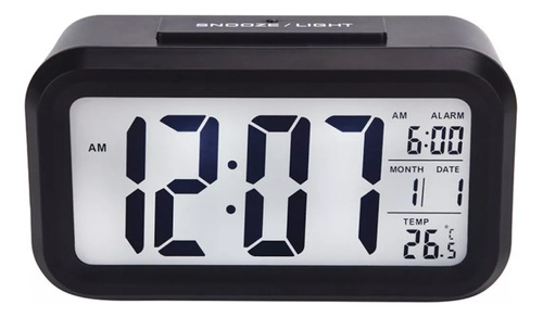 Reloj Despertador Pantalla Led Fecha Temperatura Alarma