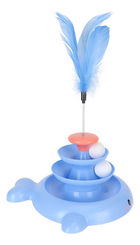 Pista Interactiva Desmontable Para Mascotas Cat Ball Tower T