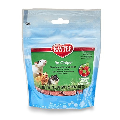 Kaytee Fiesta Strawberry Yogurt Chips Pequeño Animal Treat