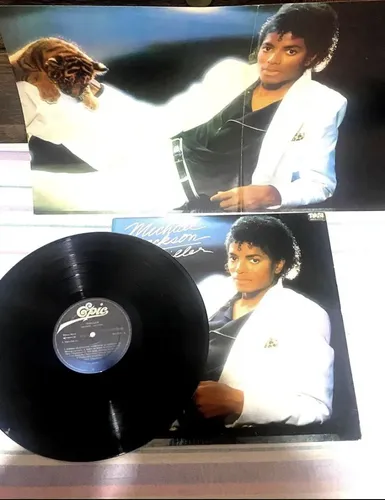 Lp Michael Jackson Thriller Original + Encarte Conservado