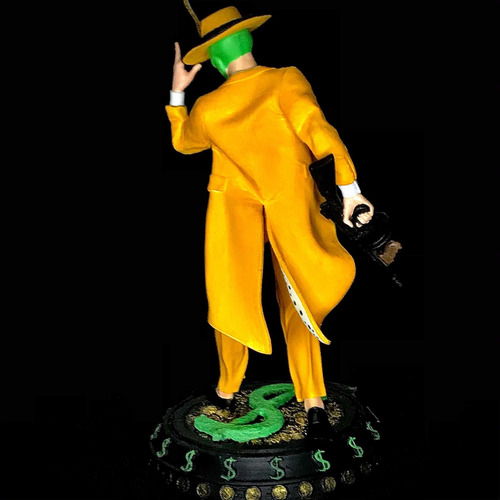 O Maskara Action Figure 3d Resina 20cm 10/1 The Mask Mascara